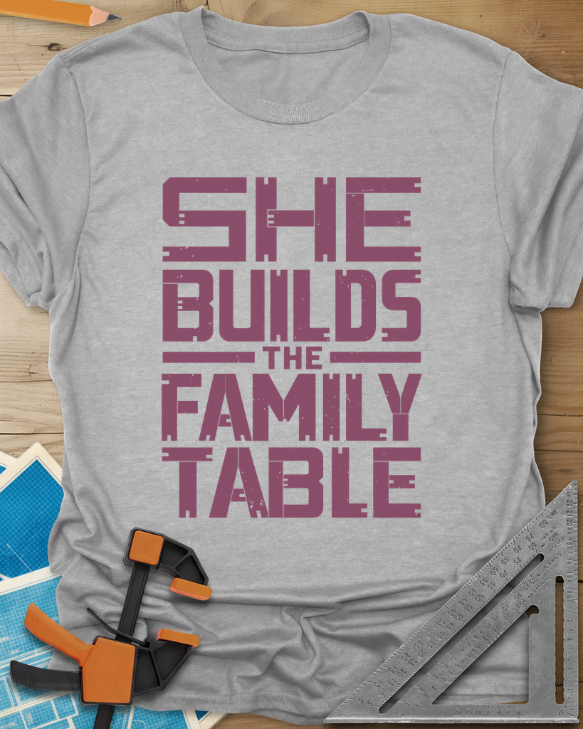 Family Table Tee — sport_grey