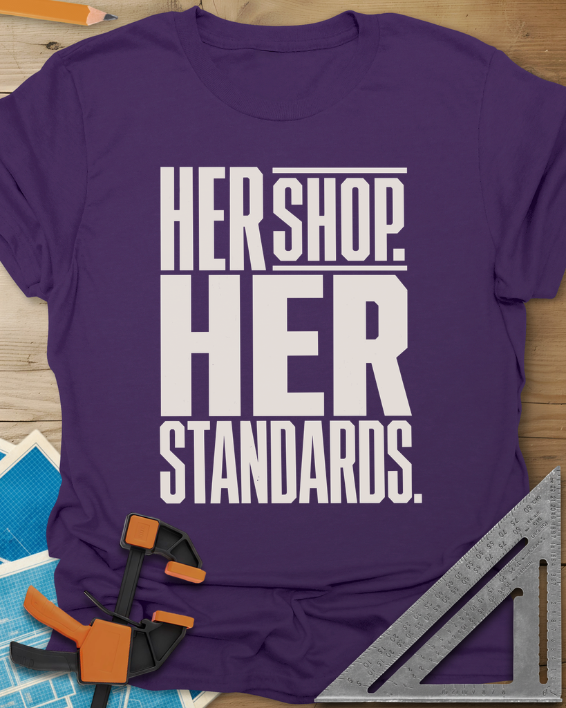 Her Shop Tee — purple