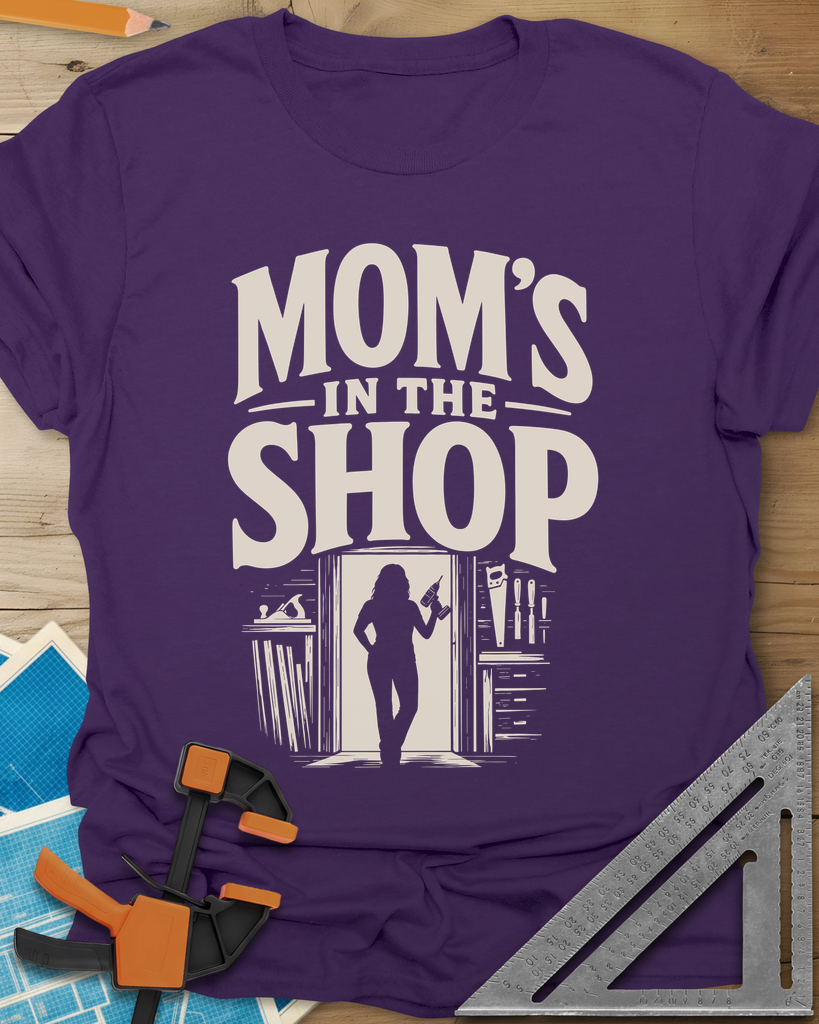 Mom'S Shop Tee — purple