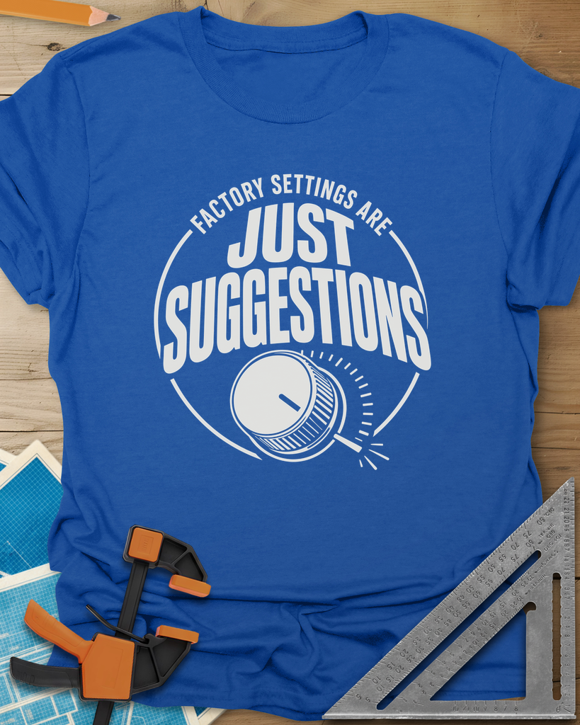 Factory Suggestions Tee — royal