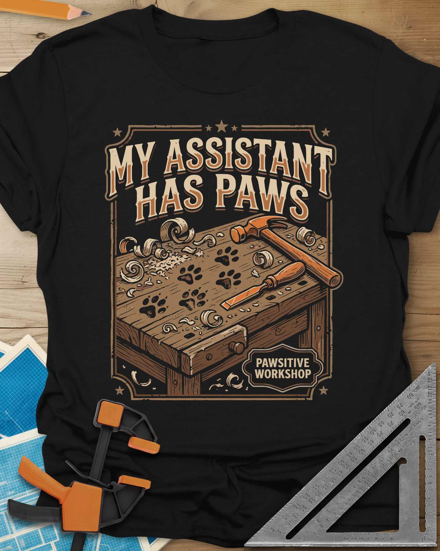 My Assistant Has Paws Tee