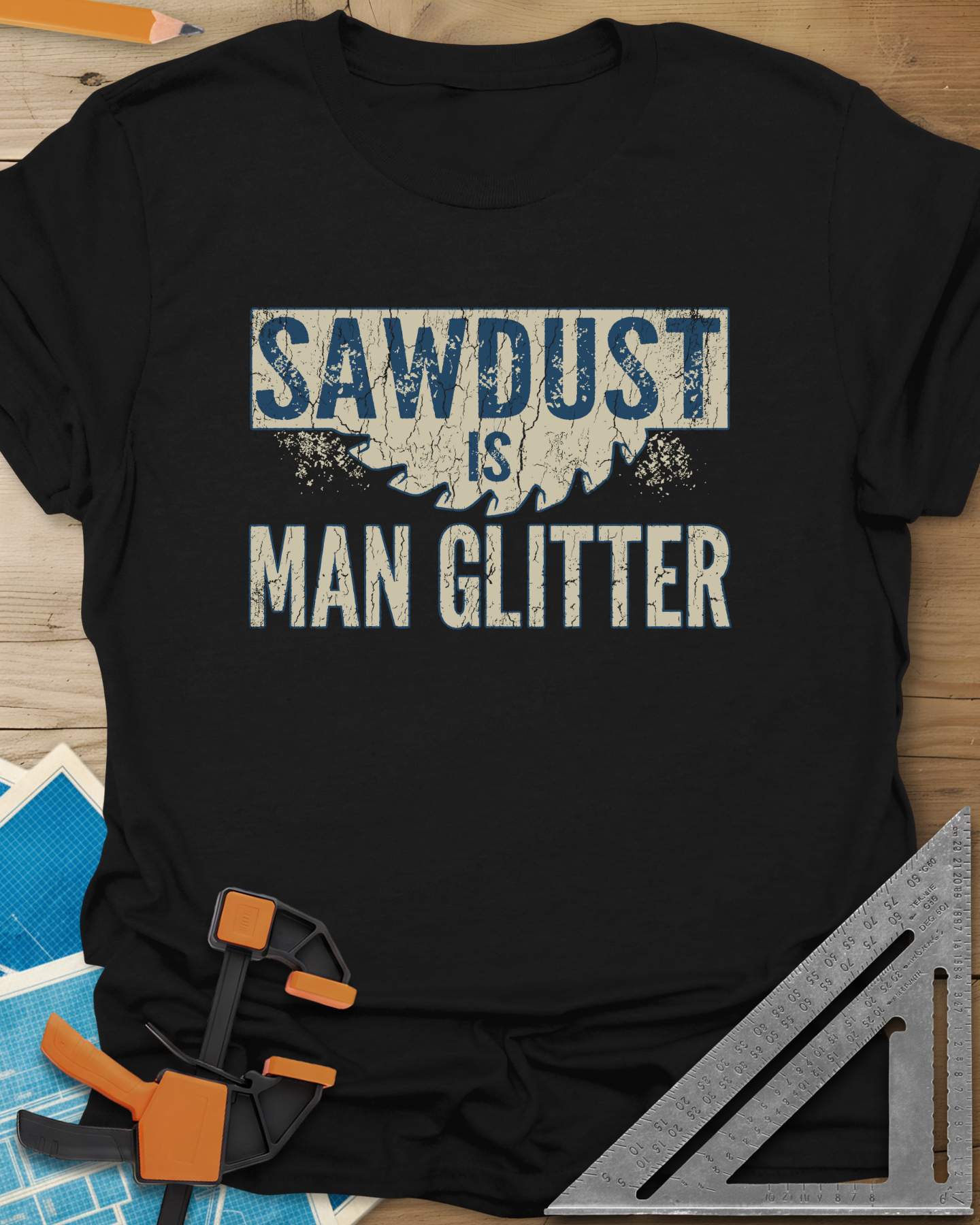Man Glitter Tee