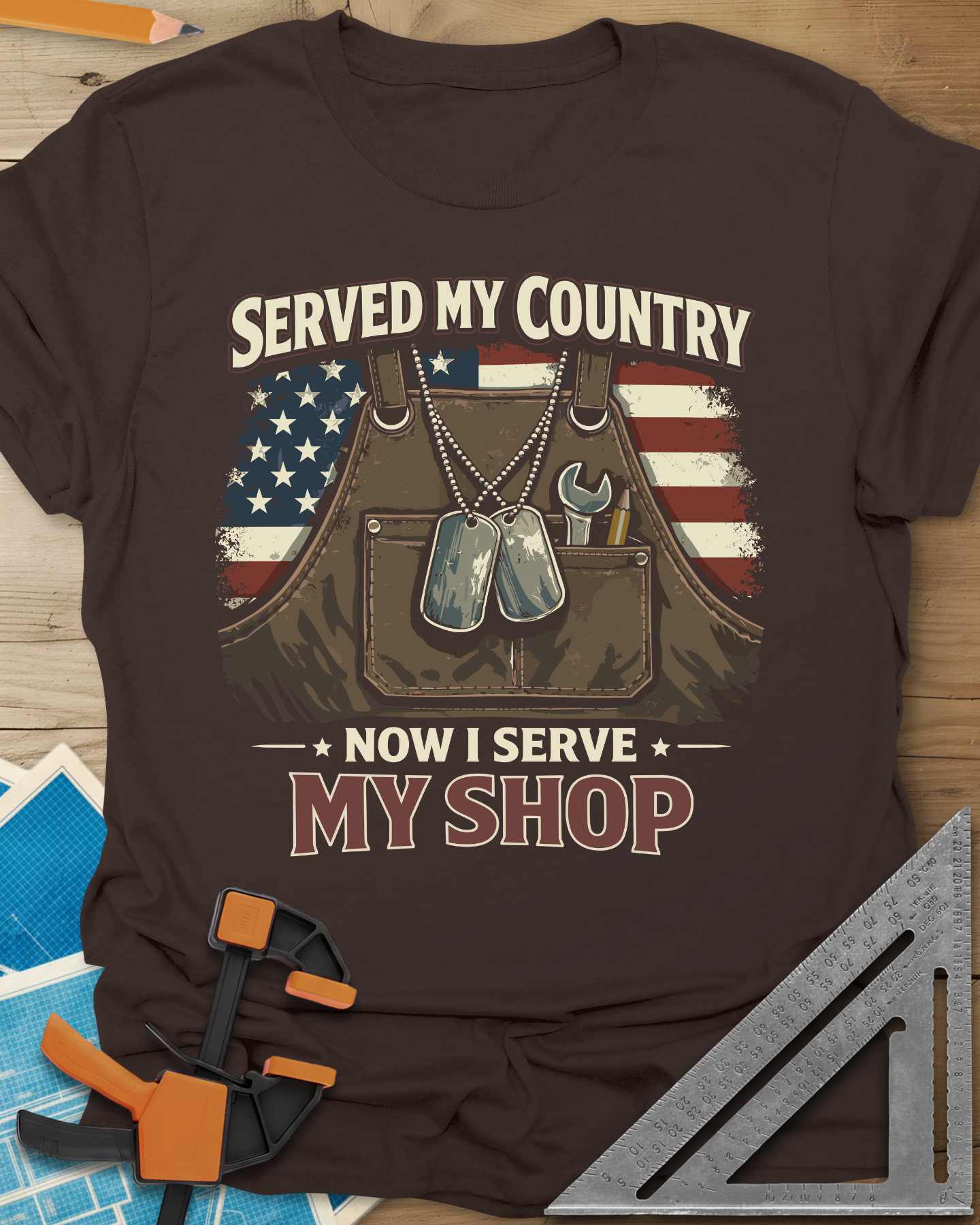 Now I Serve My Shop Tee