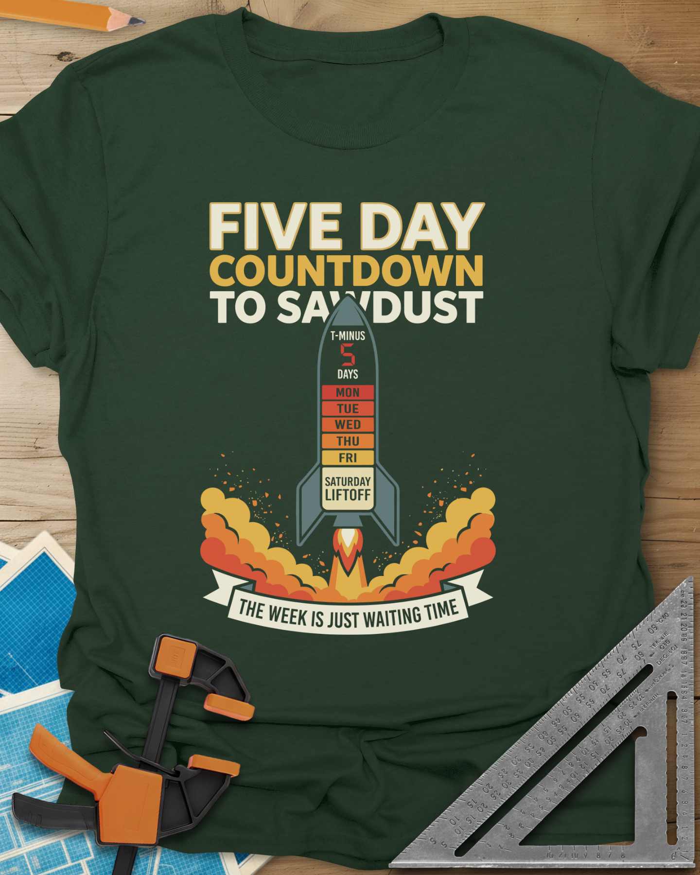 Countdown to Sawdust Tee