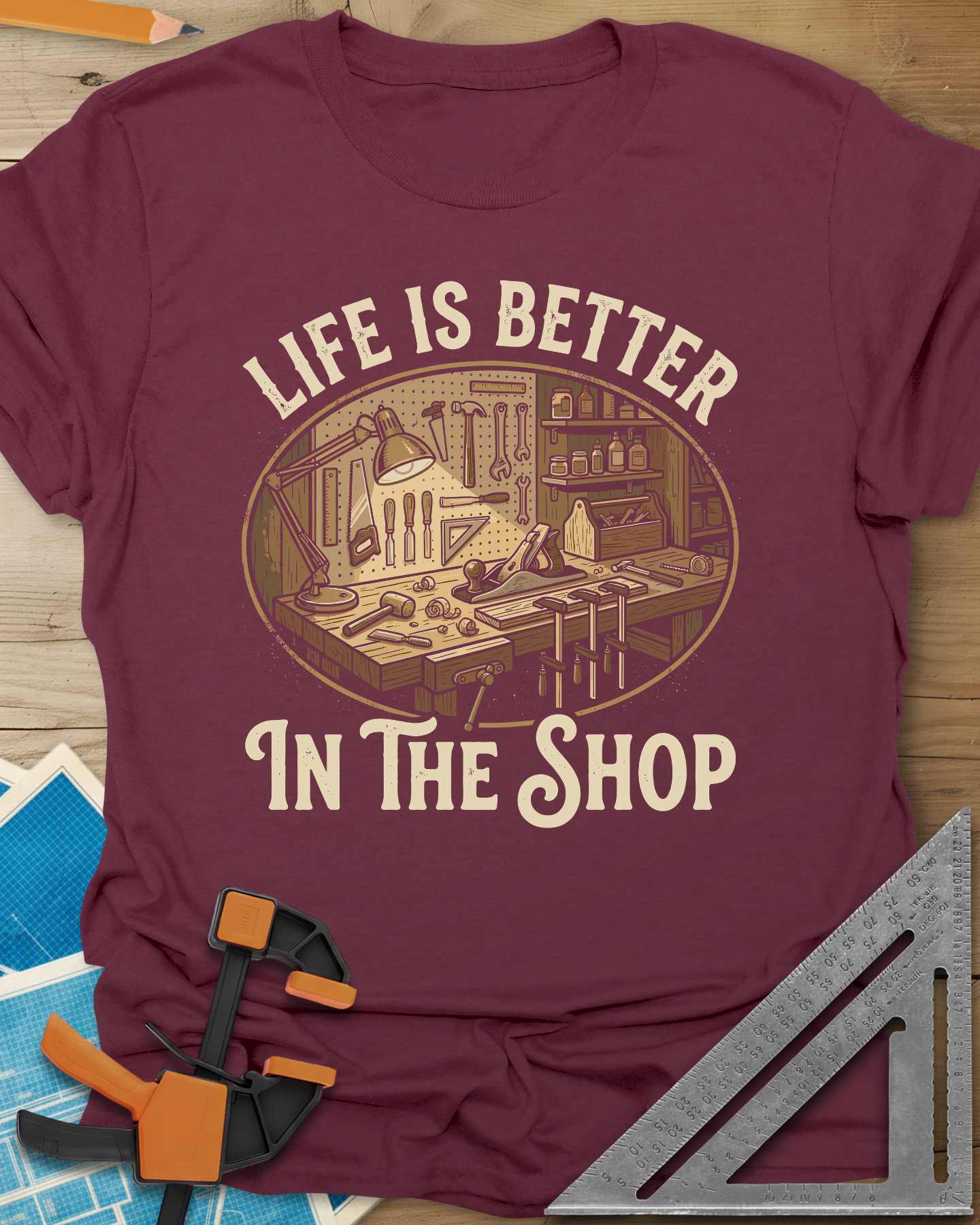 Life Is Better In The Shop Tee