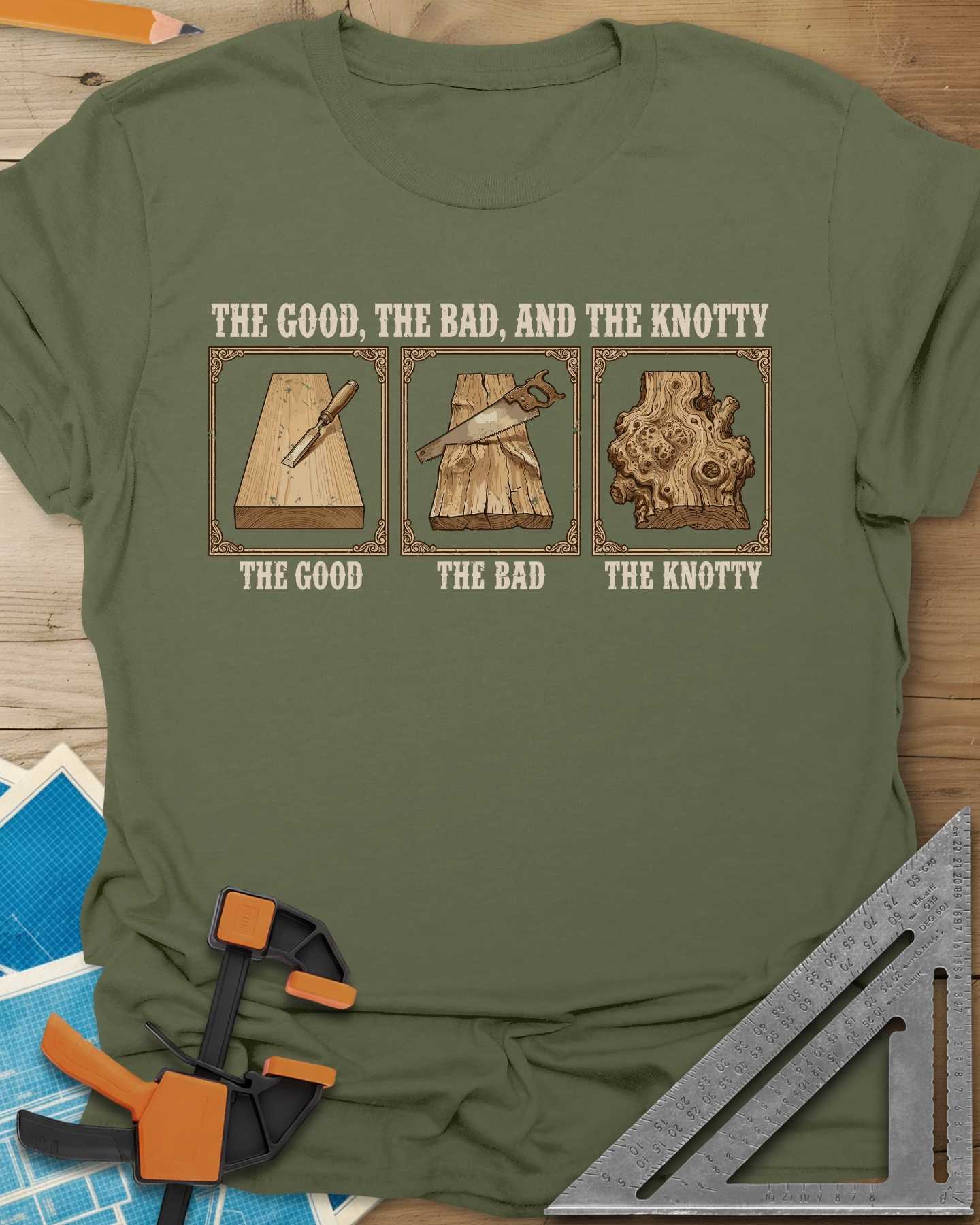 The Good, The Bad, And The Knotty Tee