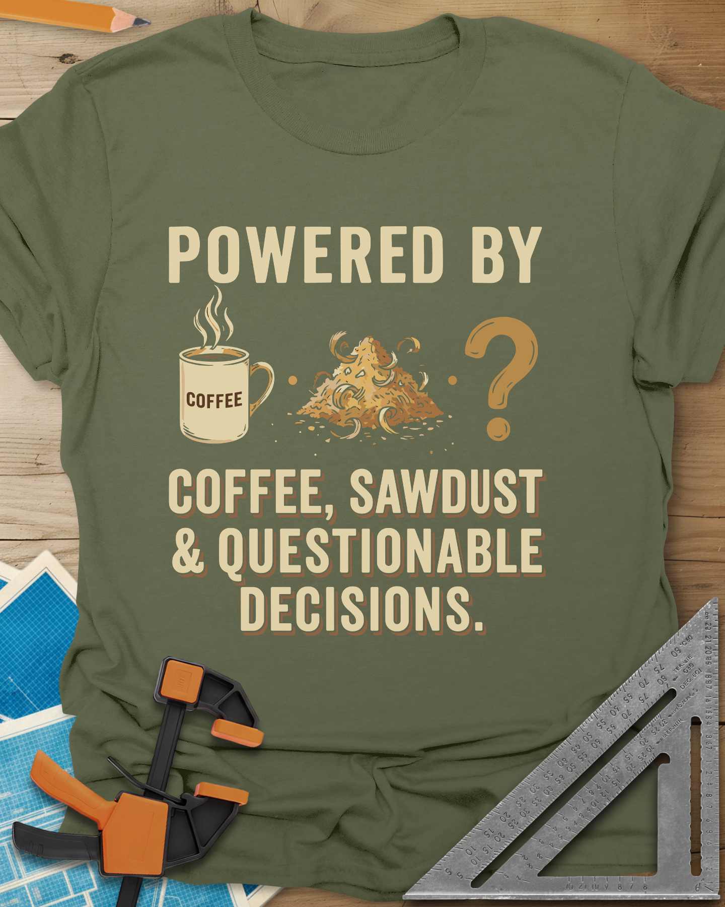 Coffee Sawdust & Questionable Decisions Tee