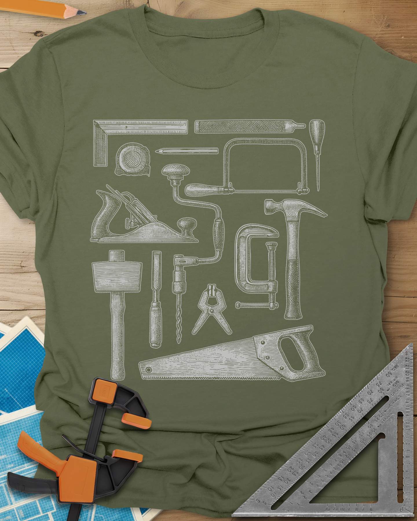 Essential Tools of the Trade Tee — Vintage Maker Edition