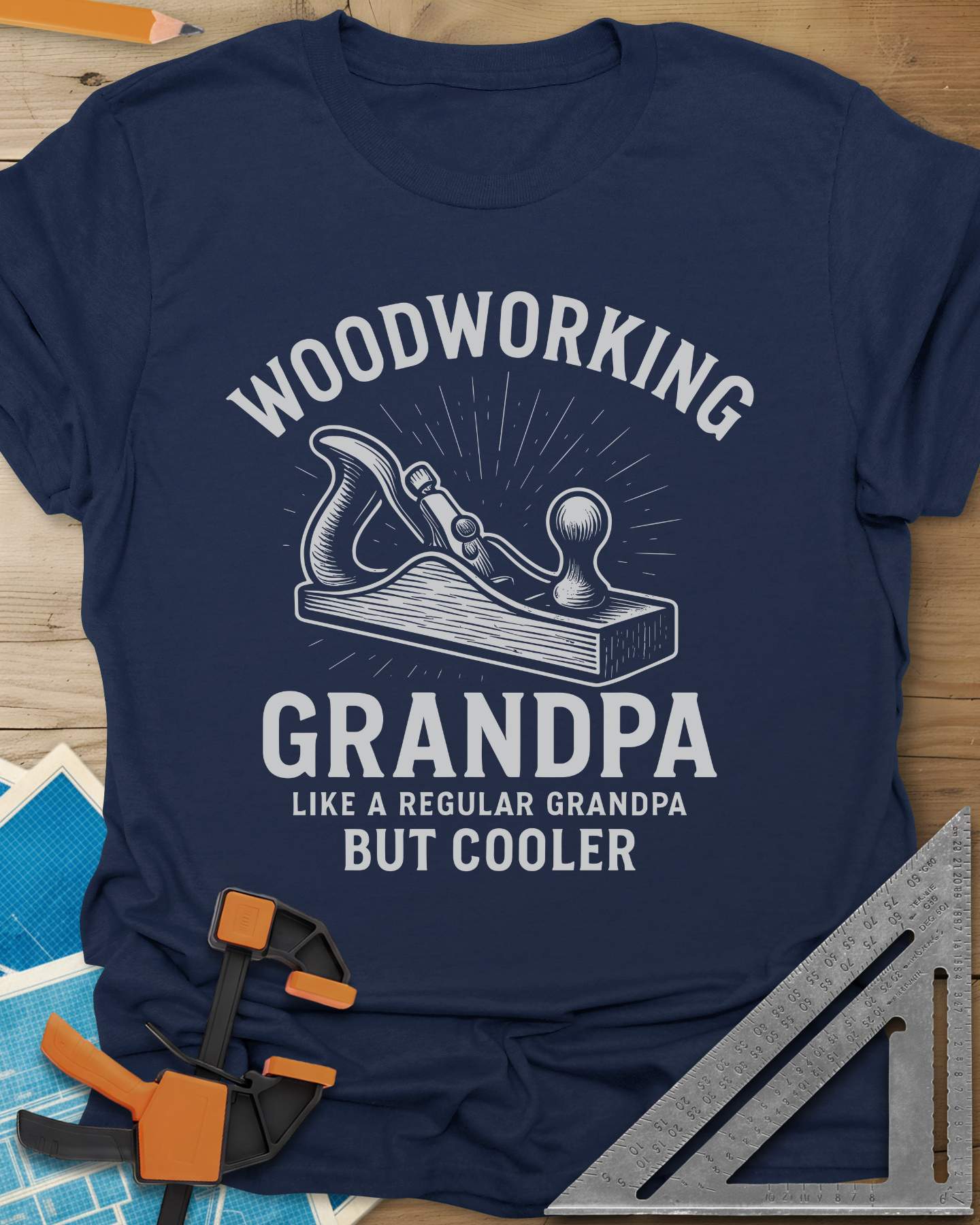 Woodworking Grandpa Tee