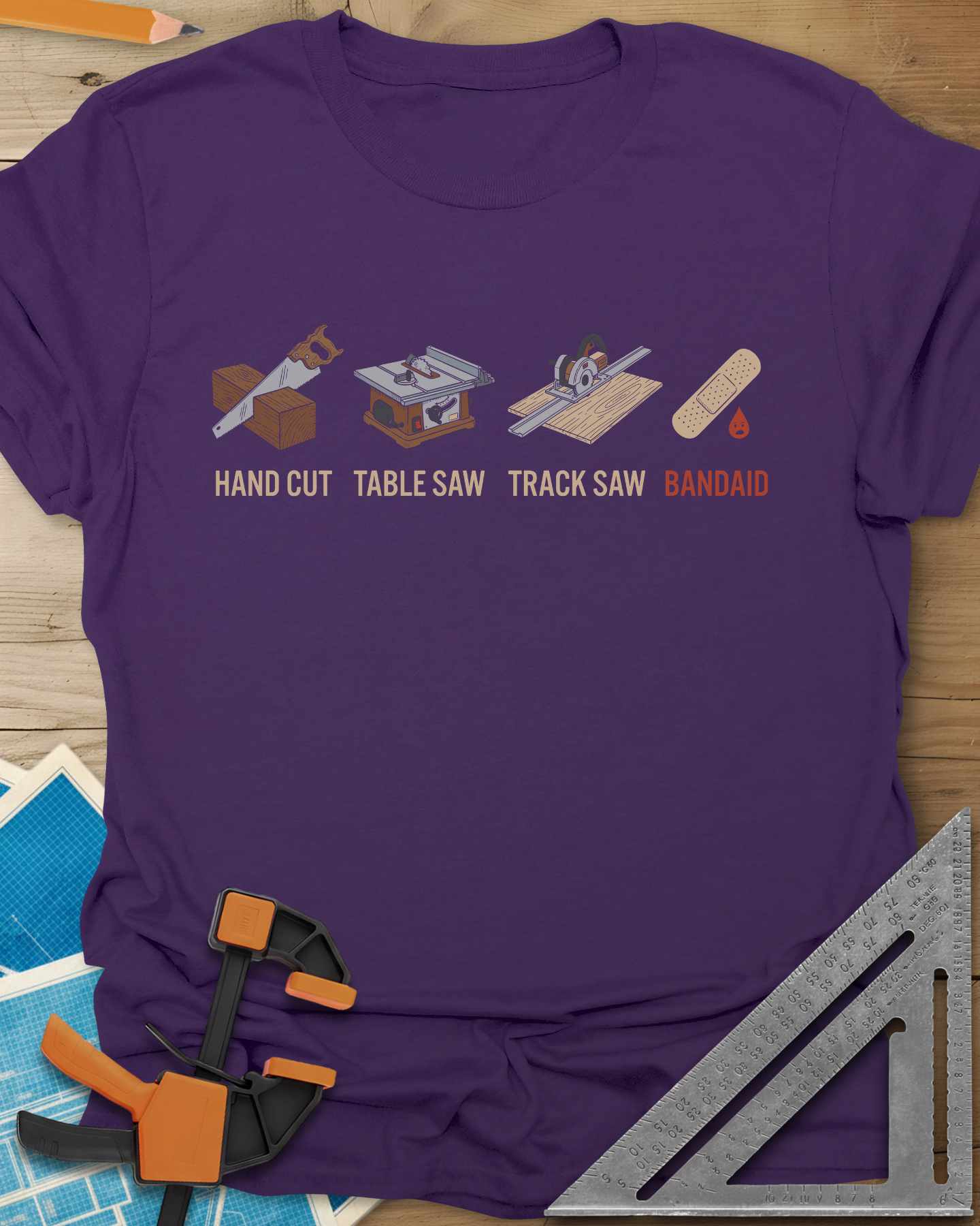 From Handsaw to Bandaid Tee