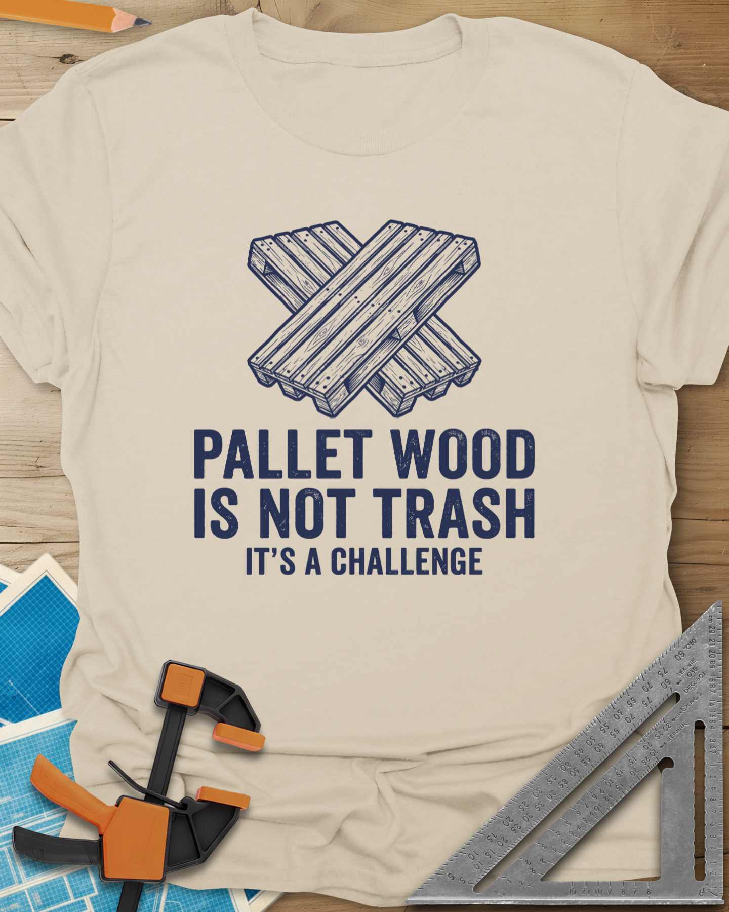 Pallet Wood Challenge Tee