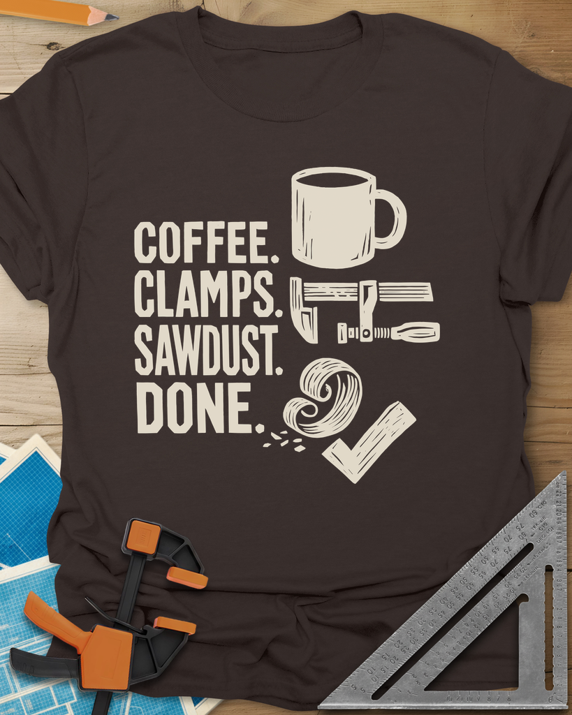 Coffee Clamps Tee — dark_chocolate