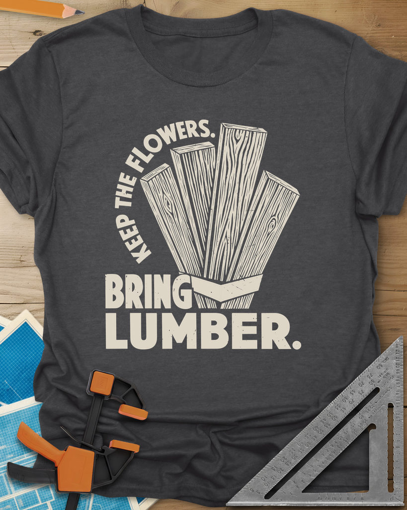 Bring Lumber Tee — dark_heather_grey