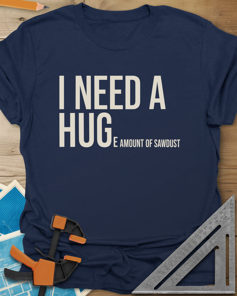 Need Sawdust Tee — navy