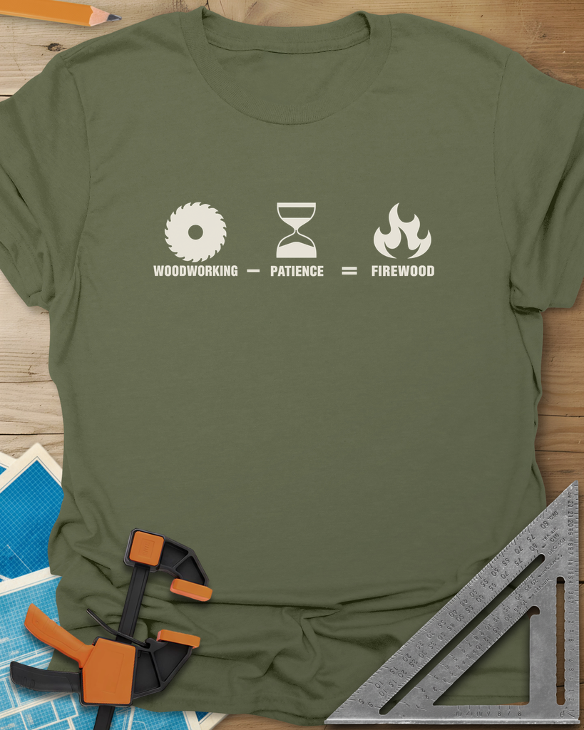 Patience Firewood Tee — military_green