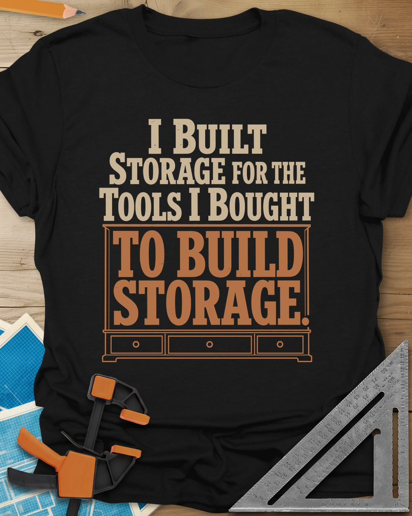 Build Storage Tee — black