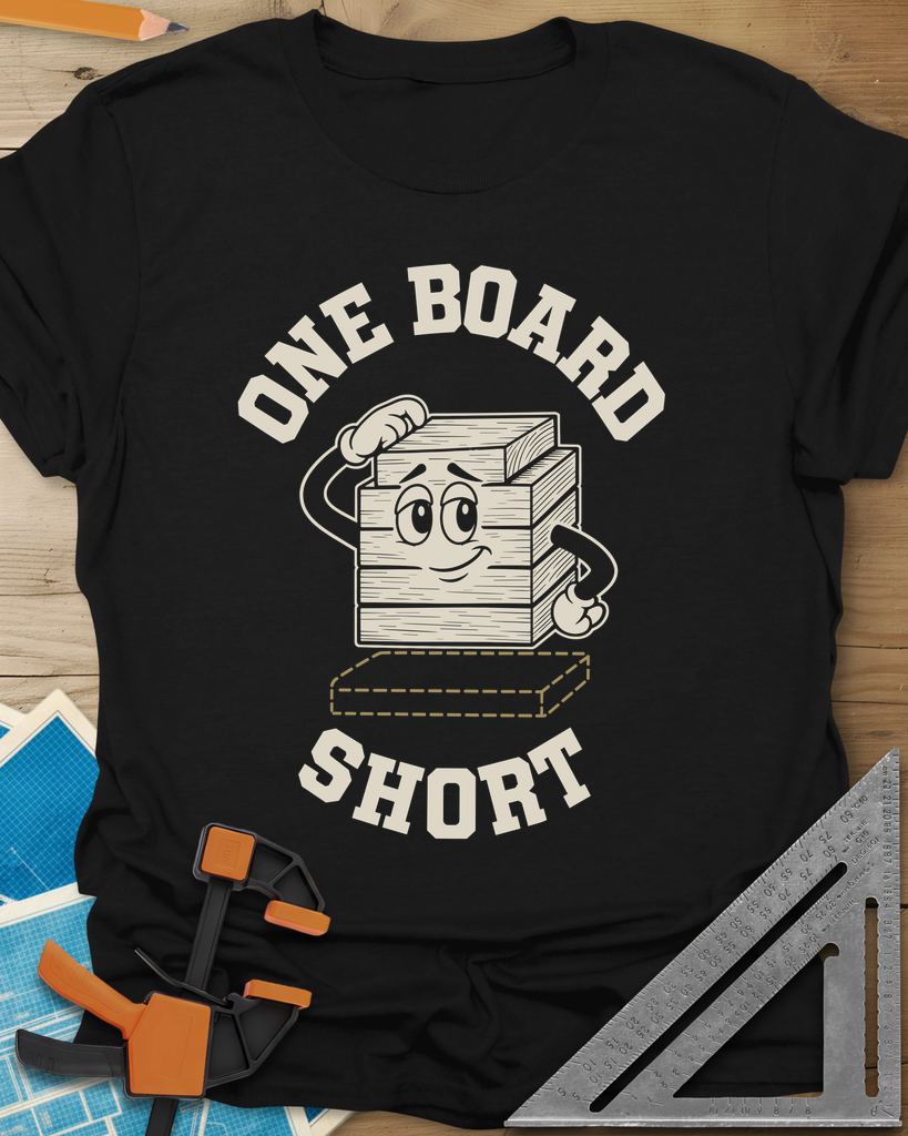 One Board Short Tee — black