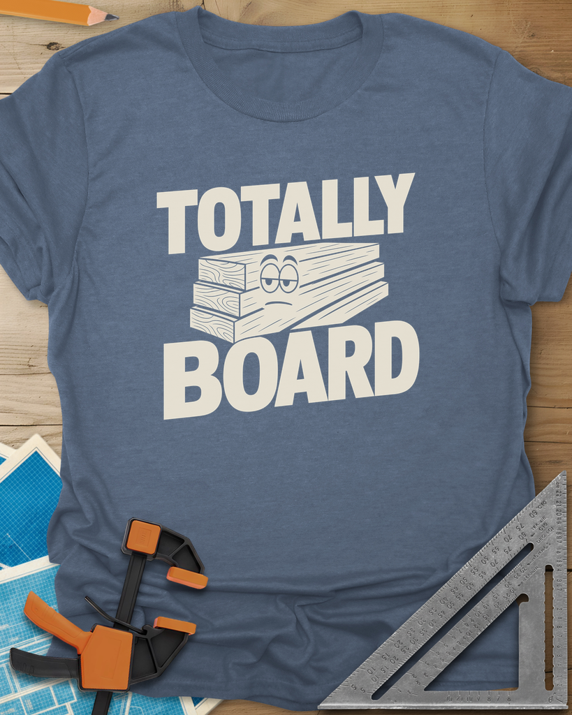 Totally Board Tee — heather_indigo