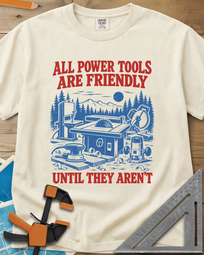 Friendly Tools - Premium Heavyweight Tee — ivory