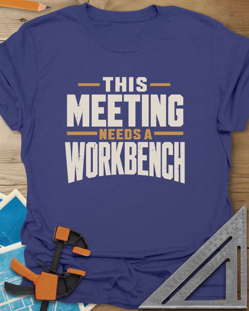 Meeting Workbench Tee — metro_blue