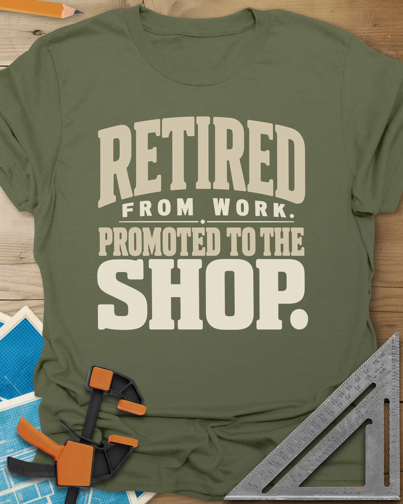 Retired Promoted Tee — military_green