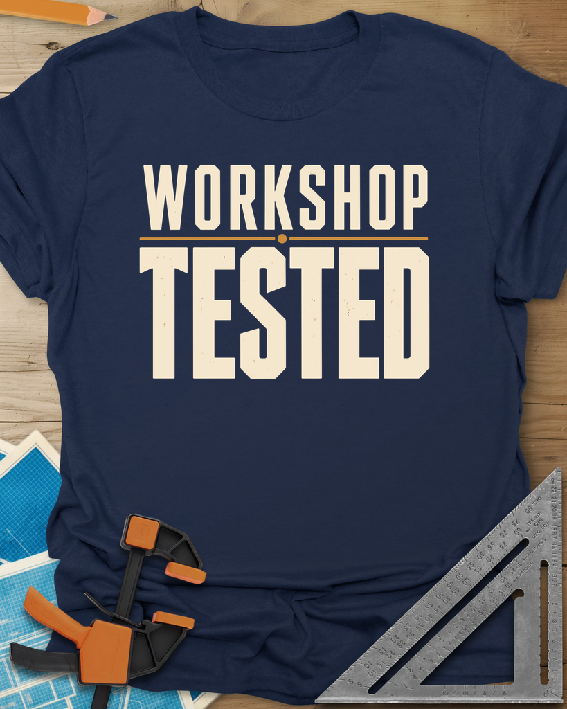 Workshop Tested Tee — navy