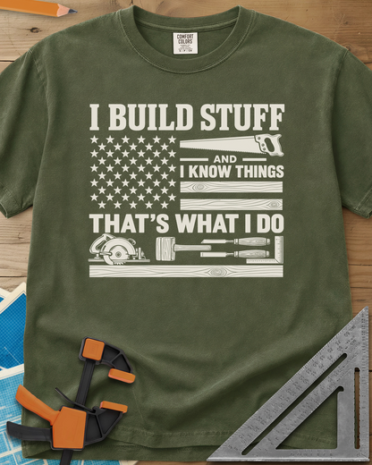 Build & Know - Premium Heavyweight Tee — hemp