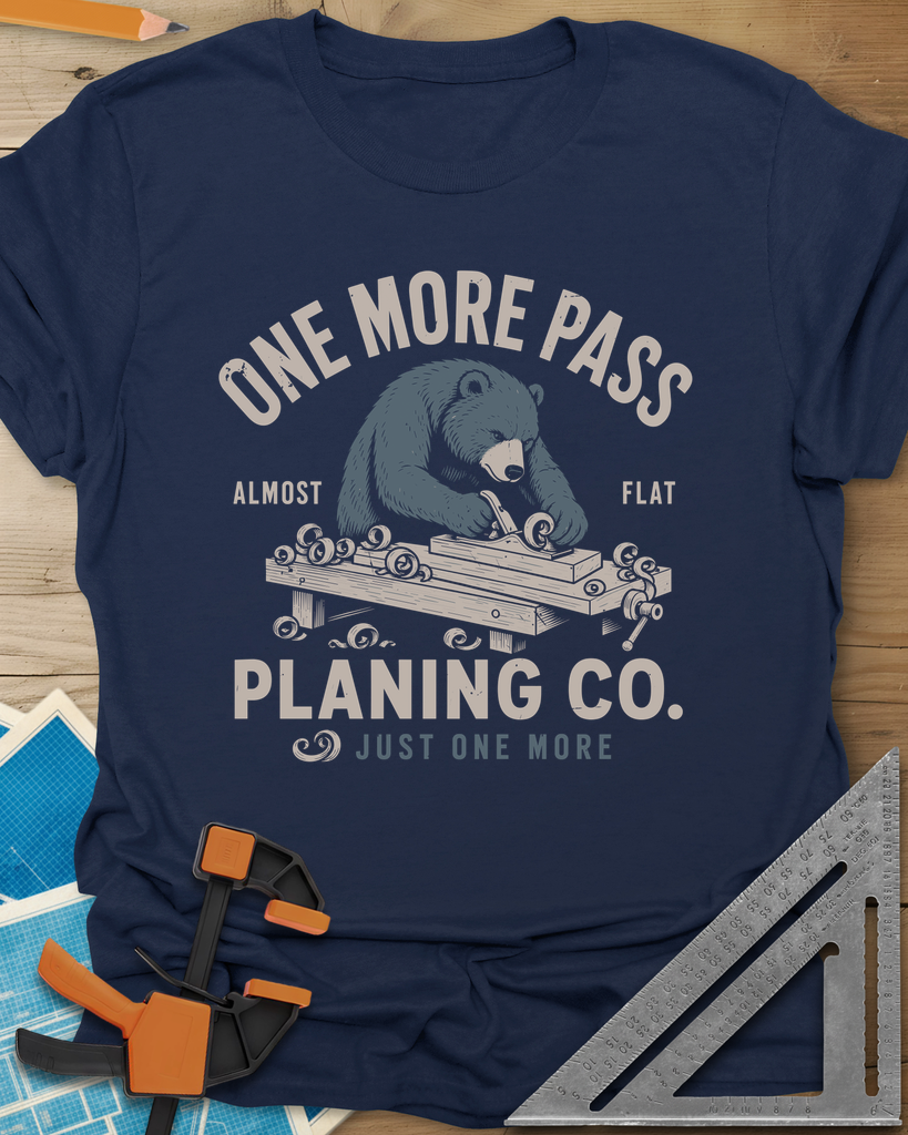One More Pass Tee — navy