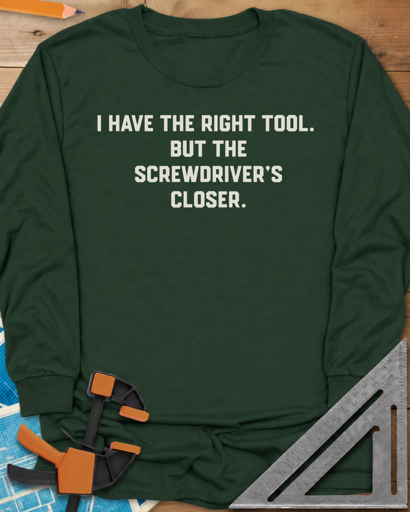 Right Tool Long Sleeve Tee — forest_green