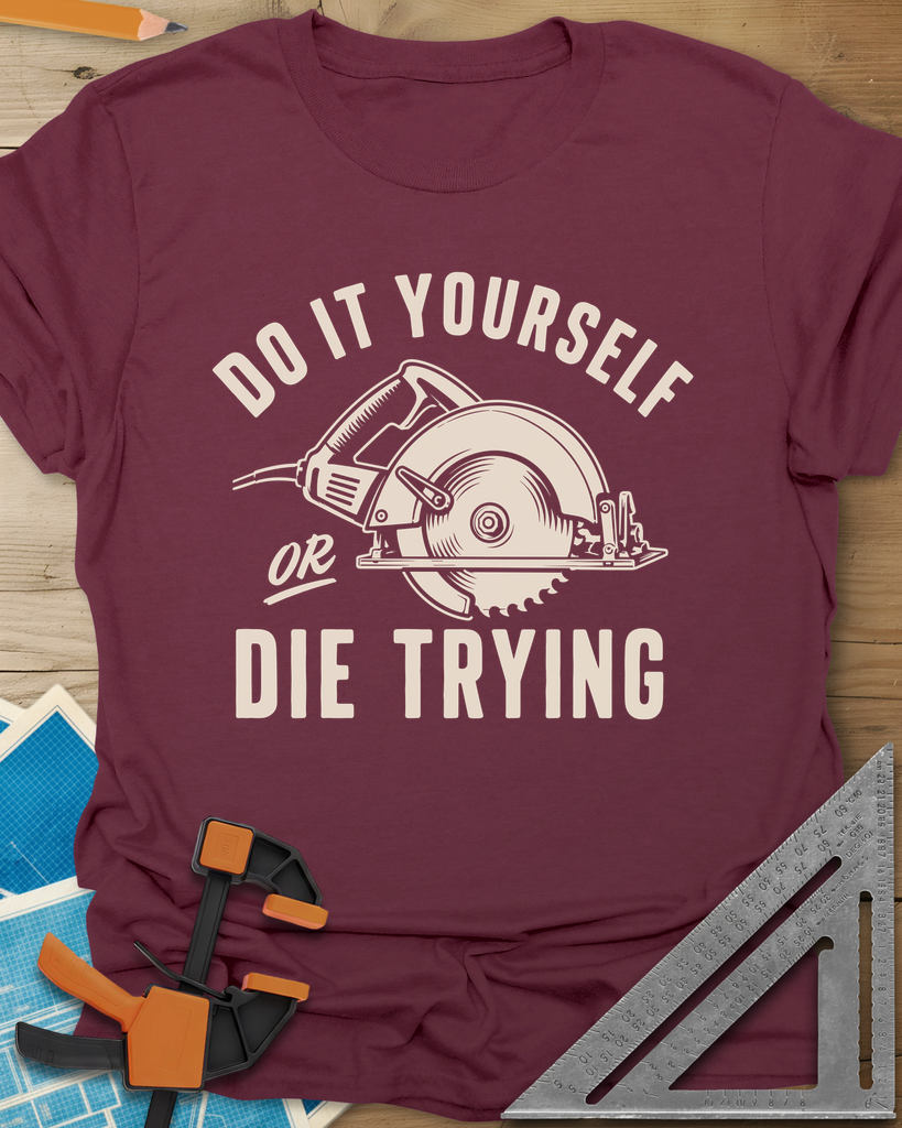 DIY Passion Tee — maroon