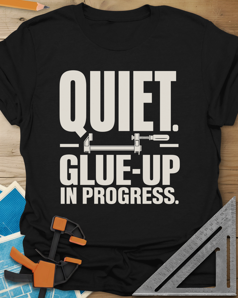 Glue-Up Tee — black