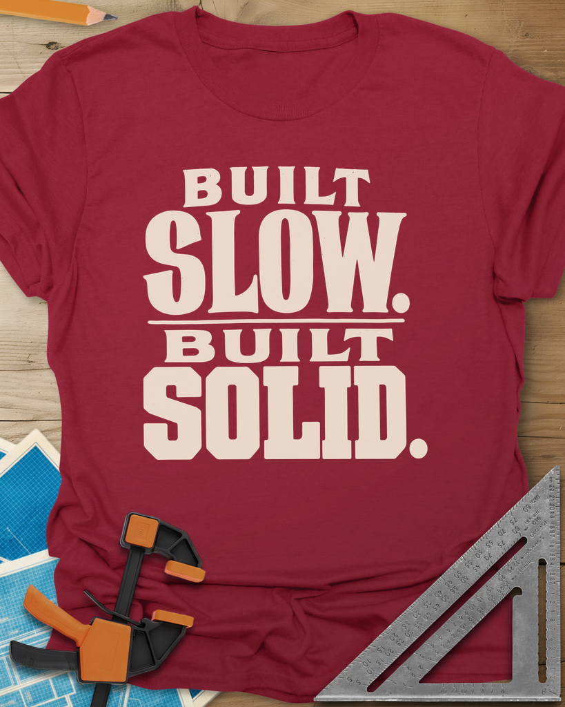 Built Solid Tee — cardinal_red