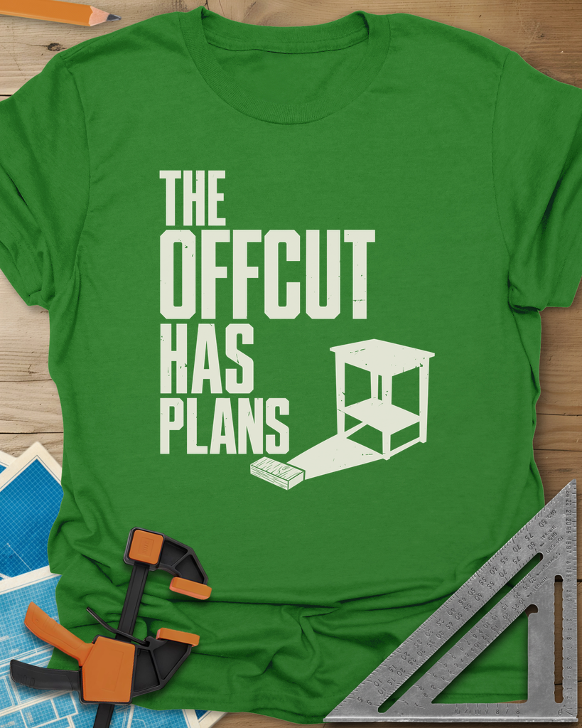 Offcut Plans Tee — irish_green