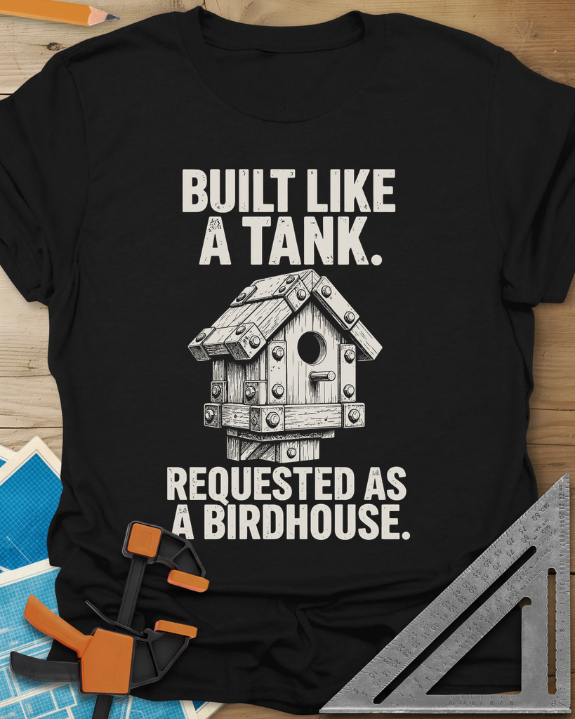 Built Like A Tank Tee — black