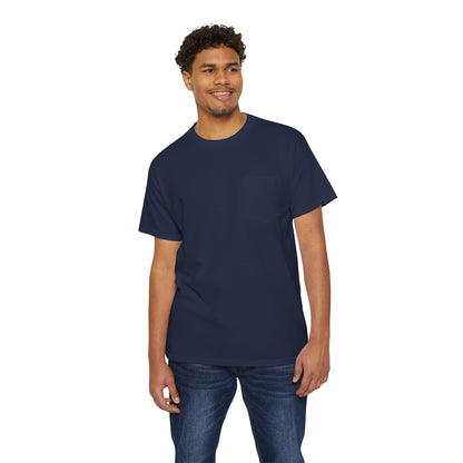 Carpenter Pocket Tee — 'Jesus Was a Carpenter'