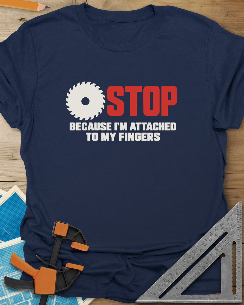 Stop Saw Tee — navy