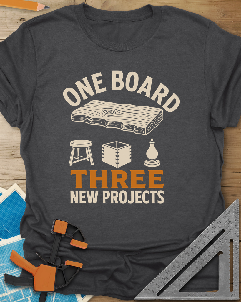 One Board Tee — dark_heather_grey