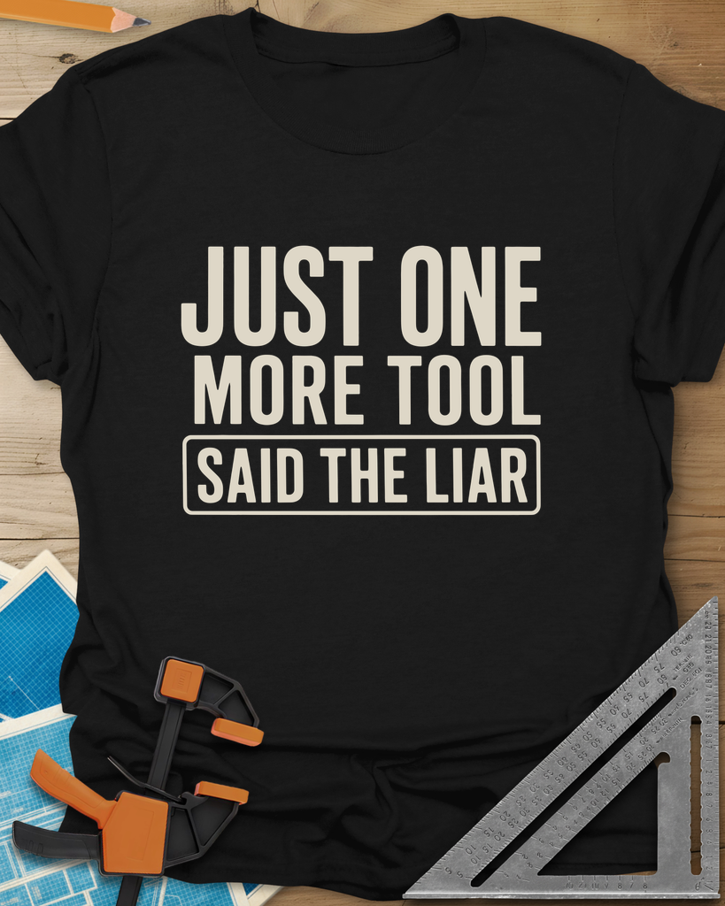 More Tools Tee — black