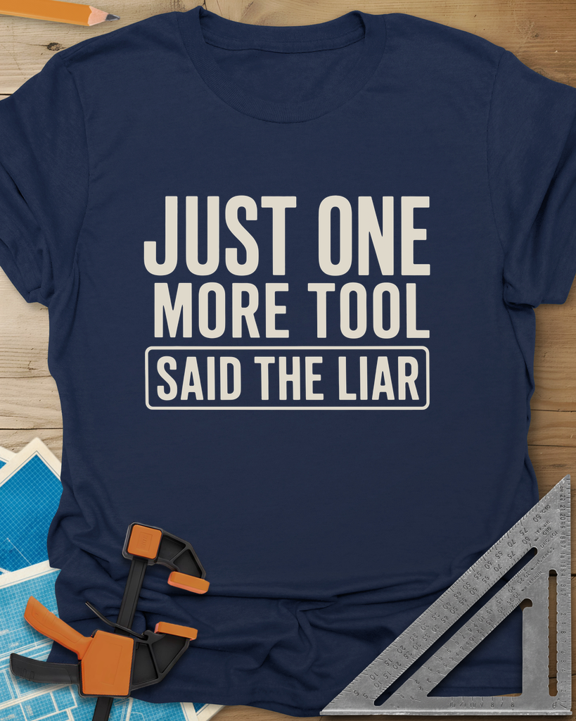 More Tools Tee — navy