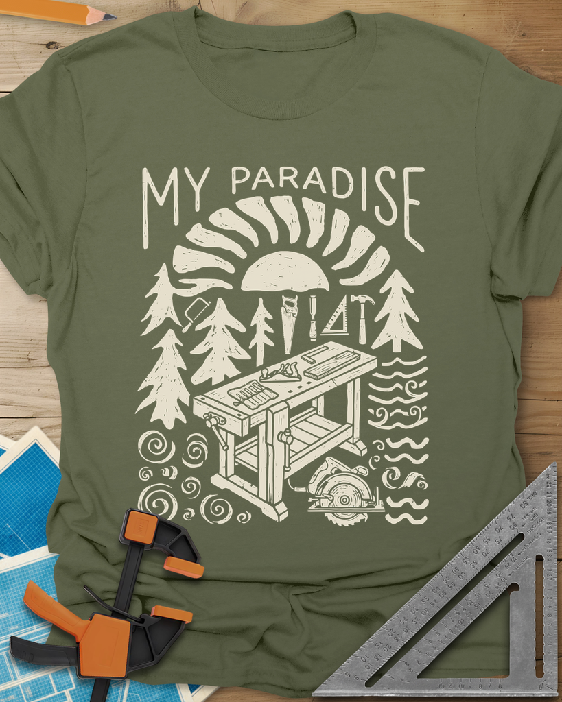 Paradise Workshop Tee — military_green