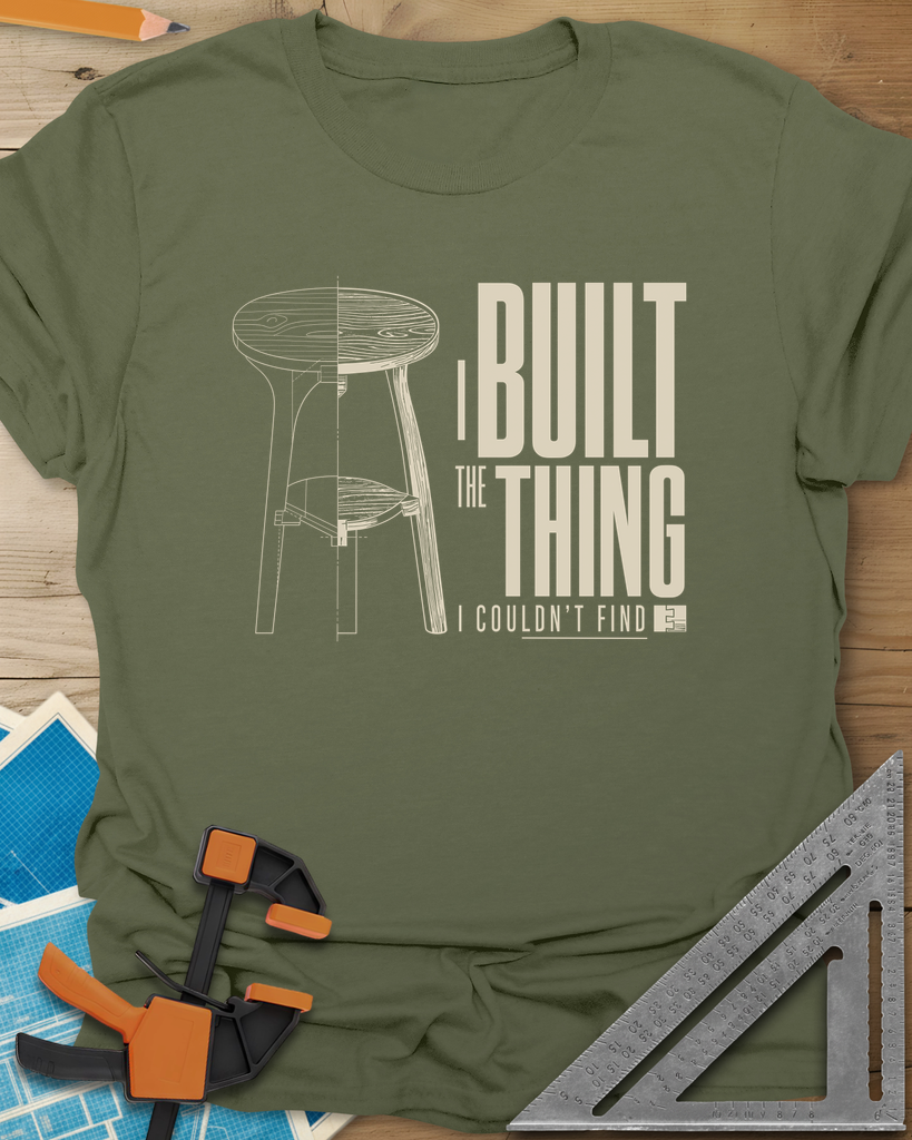 Built The Thing Tee — military_green