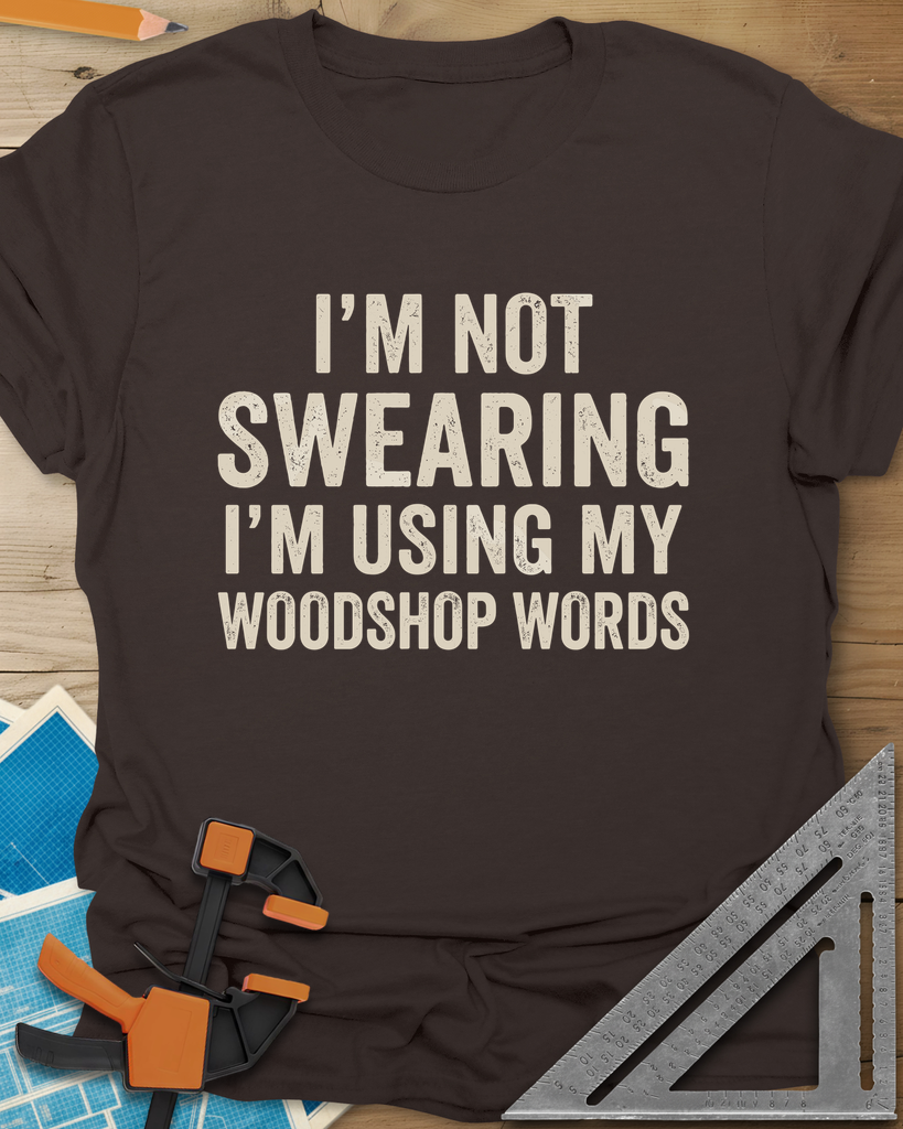 Woodshop Words Tee — dark_chocolate