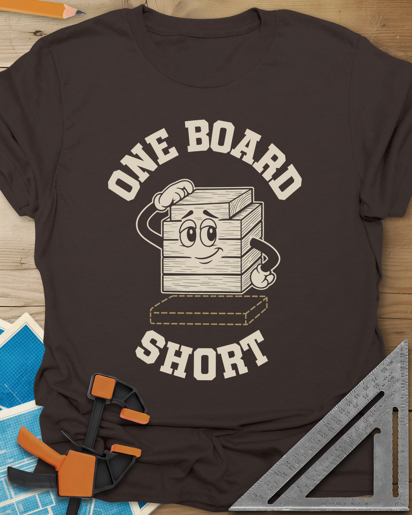 One Board Short Tee — dark_chocolate
