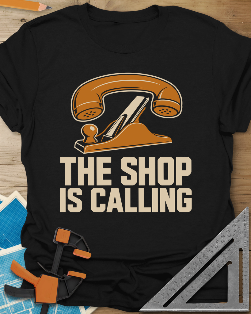 Shop Calling Tee — black
