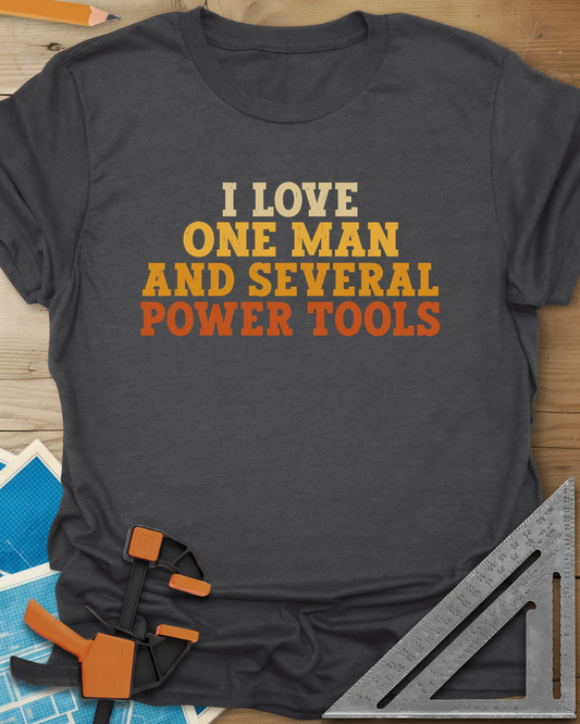 Love & Power Tools Tee — dark_heather_grey