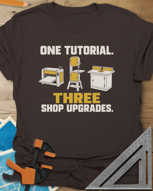 Shop Upgrades Tee — dark_chocolate