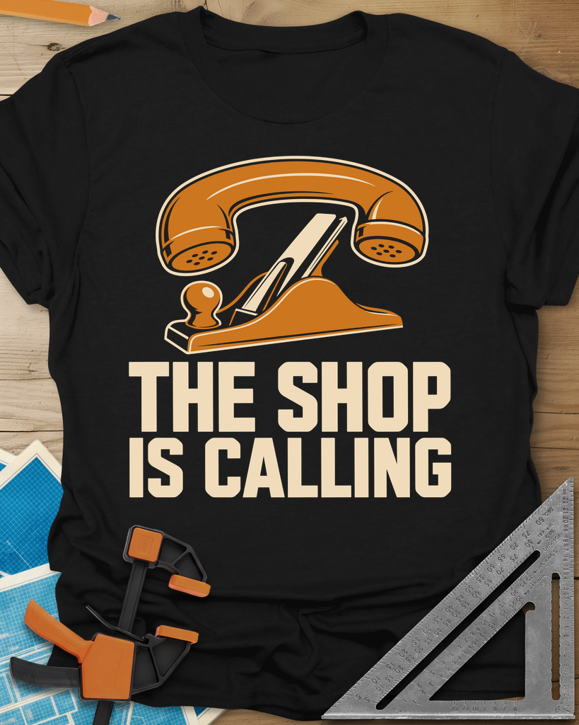 Shop Calling Tee — black