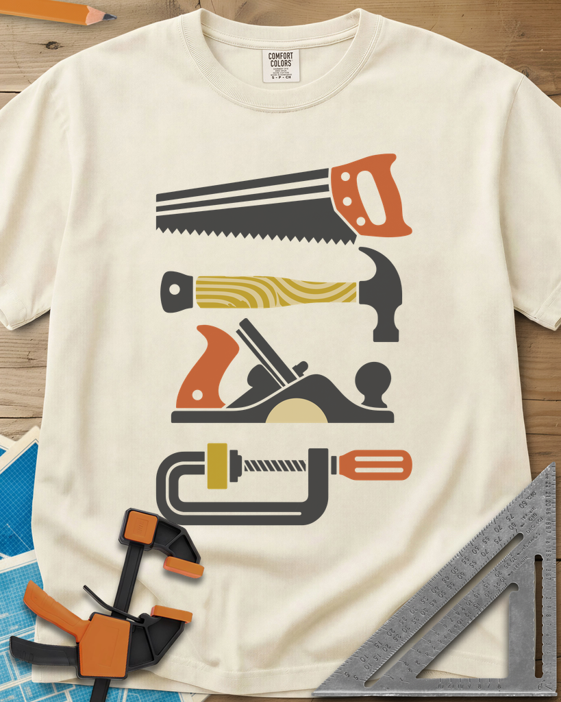 Tools Of The Trade - Premium Heavyweight Tee — ivory