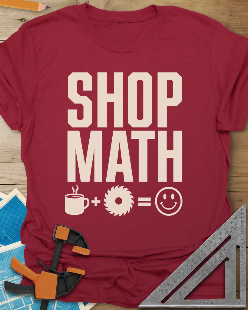 Shop Math Tee — cardinal_red