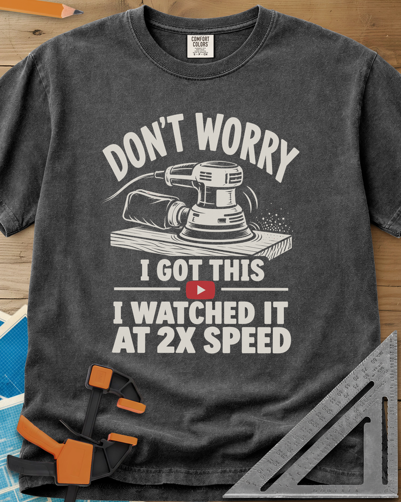 2x Speed - Premium Heavyweight Tee — pepper